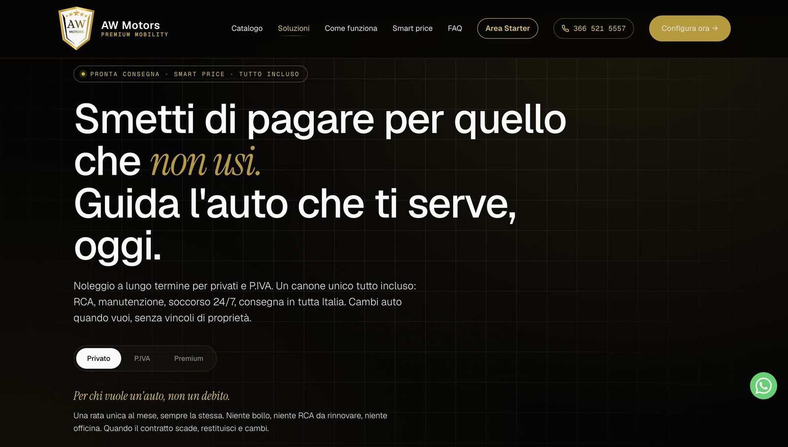 Anteprima homepage awmotors.it